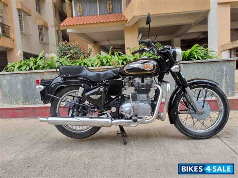 Black Royal Enfield Bullet Standard 350 Picture 4 Bike Id 472416 Bike Located In Bangalore