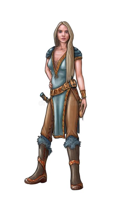 Fantasy Warrior Woman Stock Illustrations – 9,496 Fantasy Warrior Woman ...