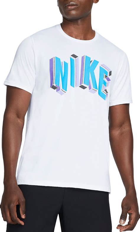 T Shirt Nike M Np Df Hpr Dry Top Ss Su Gfx Top Running