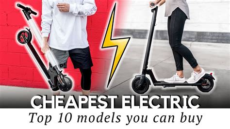 10 Cheapest Electric Scooters With Prices Starting At 200 New And