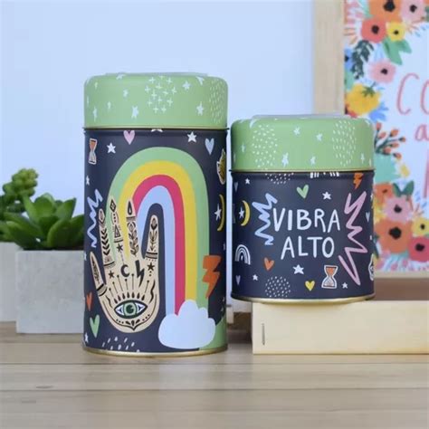 Set De Mate Latas Yerbera Y Azucarera Kit Matero Diseños en venta en