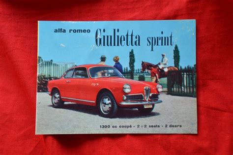 Brochures Catalogues Alfa Romeo Giulietta Sprint Catawiki