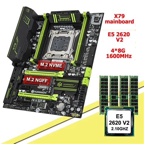 Huananzhi X Super Motherboard Combo Hi Speed Dual M Ssd Slots Intel