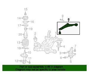 2008 2020 Mopar Lower Control Arm 4766911AL Mopar Parts Canada