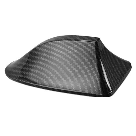 Carbon Fiber Shark Fin Roof Antenna Car Aerial Fm Am Radio Signal