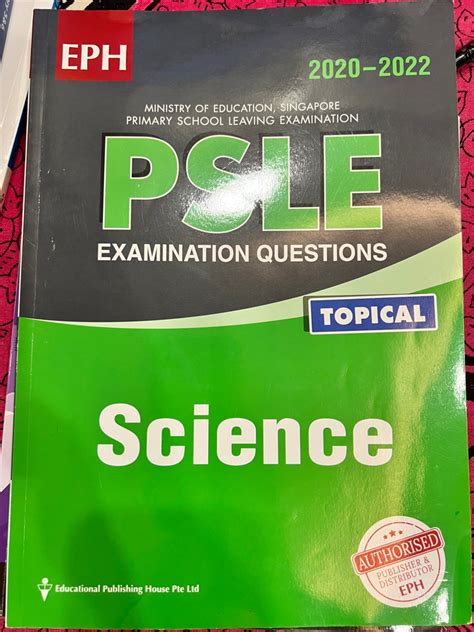 PSLE Science Exam Questions Topical Hobbies Toys Books