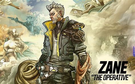 Borderlands 3 Zane Main Character Creative Art Bl3 Borderlands Hd