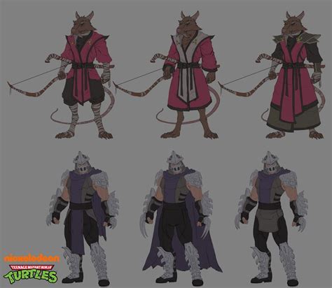 Artstation Shredder And Splinter Smite Concepts Tmnt Artwork