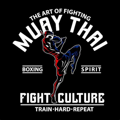 Muay Thai Fighter Logo