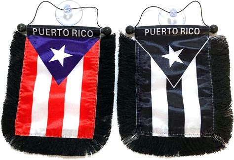 Boricua Puerto Rico Rearview Mirror Puerto Rican Boxing Glove Suv Car Truck For