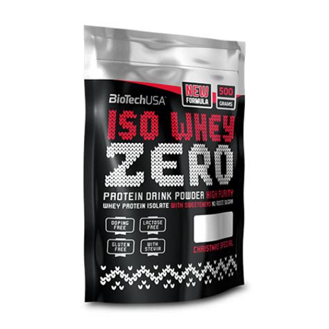 Iso Whey Zero Xmas Edition 500 g KIEMELKEDŐ MINŐSÉGŰ TEJSAVÓ FEHÉRJE