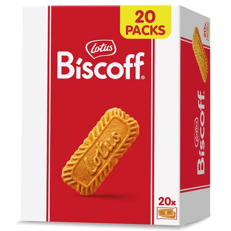 Lotus Biscoff Xl Cookies Caramelized Flavor Biscuits 20 Count Snack