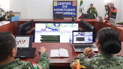 Ej Rcito Instala Centro De Monitoreo Del Popocat Petl N