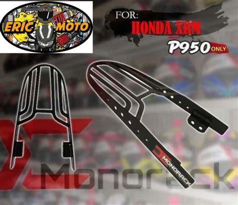 Honda Xrm Honda Rs Dc Monorack Top Box Bracket V Lazada Ph