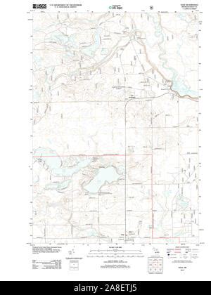 USGS TOPO Map Michigan MI Perrinton 276929 1965 24000 Stock Photo - Alamy