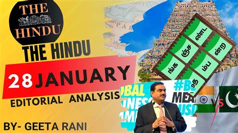 The Hindu Editorial Analysis Hindienglish 28 January 2023