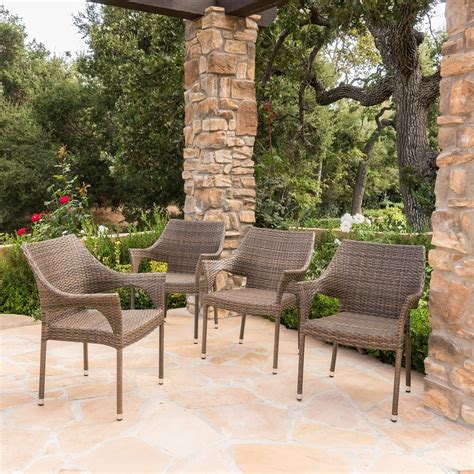 Christopher Knight Home Mirage Outdoor Wicker Stacking