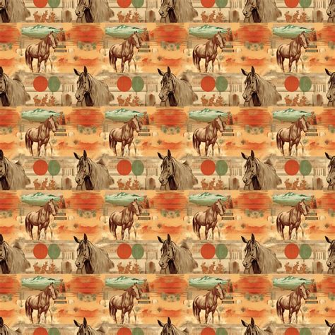 Abstract Western Pattern 3 Fabric – ineedfabric.com