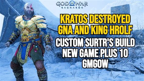 QUEEN GNA AND KING HROLF KRAKI CUSTOM SURTR S BUILD God Of War