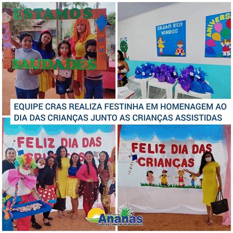 Equipe Cras Realiza Festinha Em Homenagem Ao Dia Das CrianÇas Junto As