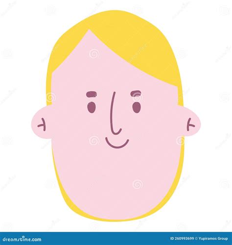 Boy face cartoon stock vector. Illustration of avatar - 260993699