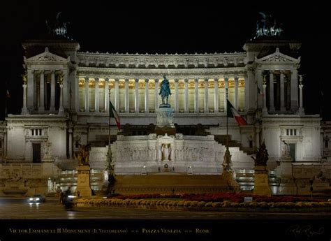 Victor Emmanuel Ii Monument Giuseppi Sacconi Rome Italy