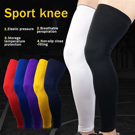 Feiona 1pc Knee Pads Sleeve Polyester Spandex Anti Bump Breathable Leg