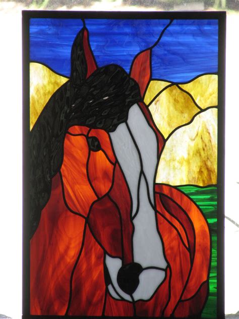 Pin By Cristina Curcio On Animals Horses Stained Glass Stained