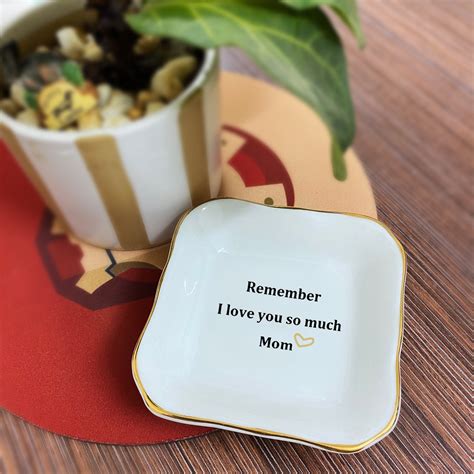 Remember I Love You Mom Dish Mom Ring Dish Mothers Day Etsy