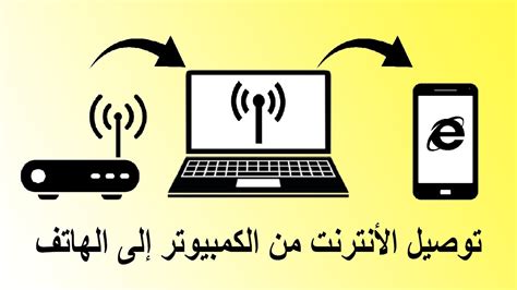 تحويل الكمبيوتر أو اللابتوب إلى نقطة اتصال للهواتف الجوالة YouTube