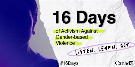 16 Days Of Activism Against Gender Based Violence City Of Kawartha Lakes