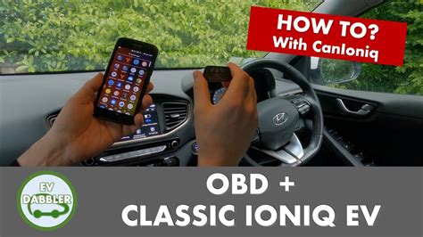 How To Record And Export OBD Data Using CanIoniq On Classic Ioniq EV