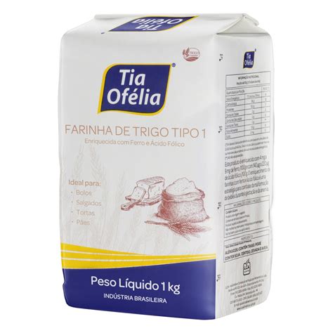 Farinha Tia Ofélia de trigo 1 kg MercadoLivre