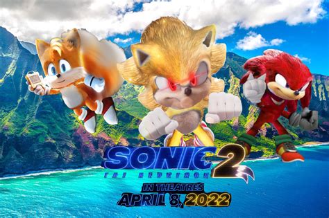 Sonic movie 2 fan made poster : r/SonicTheHedgehog