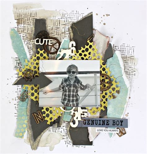 Uniquely Creative Diy Scrapbook Tutorial Layout 5 Bonus Layout