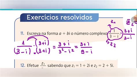 Conjugado E Divis O De Um N Mero Complexo Prof Marcos Matem Tica