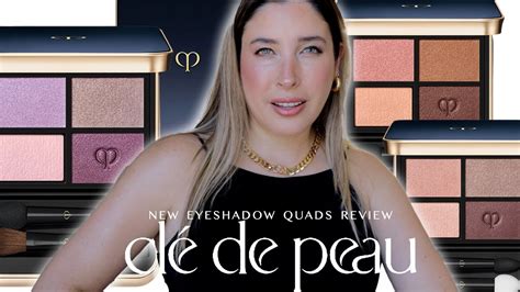 New Cle De Peau Eyeshadow Quads Youtube