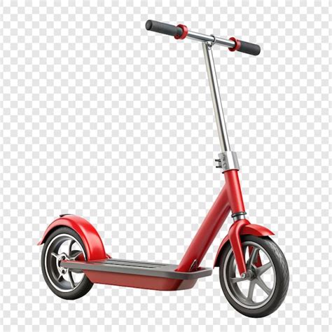 Scooter Isolated On Transparent Background Premium AI Generated PSD