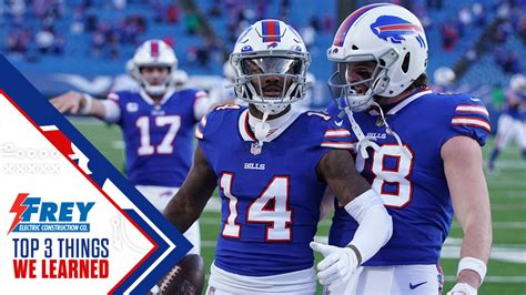 Top 3 Things We Learned From Bills Vs Colts Super Wild Card Weekend