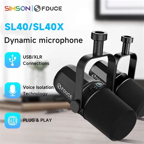 Fduce Microphone Dynamique Avec Sortie Casque Int Gr E Et Isolation