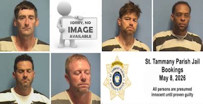 Mt. Hermon Web TV: St. Tammany Parish Jail Bookings for May 8, 2026