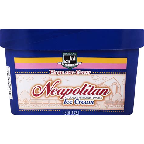 Highland Crest Ice Cream Neopolitan 1 5 Qt Delivery Or Pickup Near