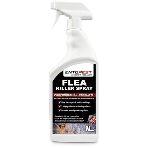 Entopest Flea Killer Control Spray High Strength Carpet Room Surface