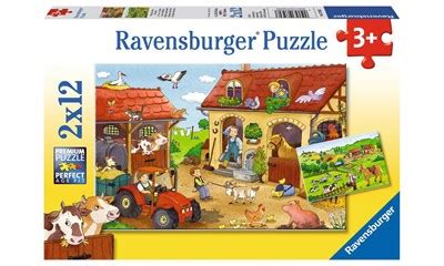 Ravensburger Puzzle Fleissig Auf Dem Bauernhof Anz Teile 2 X 12