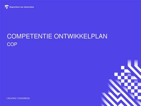 Competentie Ontwikkelplan Ppt Download