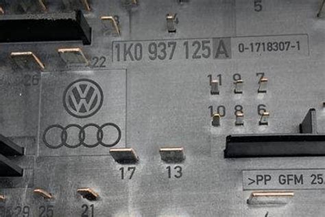 Volkswagen Touran Generation Fuse Box K A