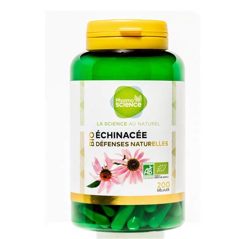 PHARMASCIENCE Echinacée Bio 200 gélules Pharmacie en ligne Prado Mermoz