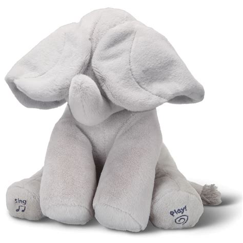 Personalized Singing Peek-A-Boo Pachyderm - Hammacher Schlemmer