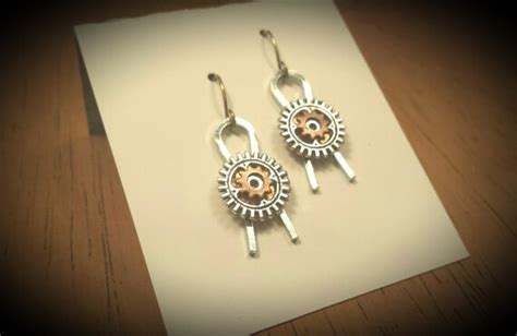 Items similar to Steampunk, Cyberpunk, Mechanical Jewelry, Hardware ...