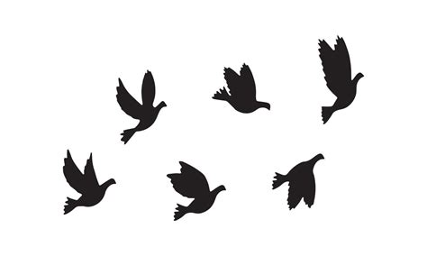 Flying Birds Silhouette 14894261 Vector Art at Vecteezy